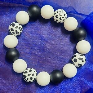 Cow print bracelet